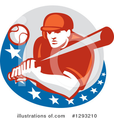Royalty-Free (RF) Baseball Clipart Illustration by patrimonio - Stock Sample #1293210