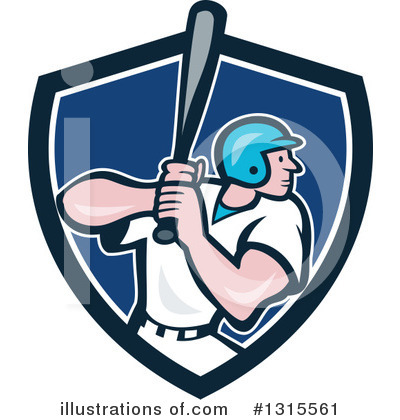 Royalty-Free (RF) Baseball Clipart Illustration by patrimonio - Stock Sample #1315561