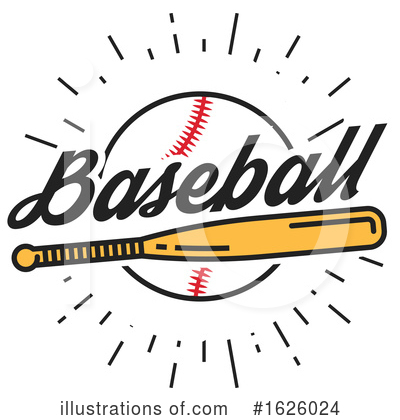 Baseball Bat Clipart #1626024 by Vector Tradition SM