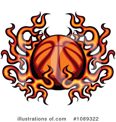 Royalty-Free (RF) Basketball Clipart Illustration by Chromaco - Stock Sample #1089322