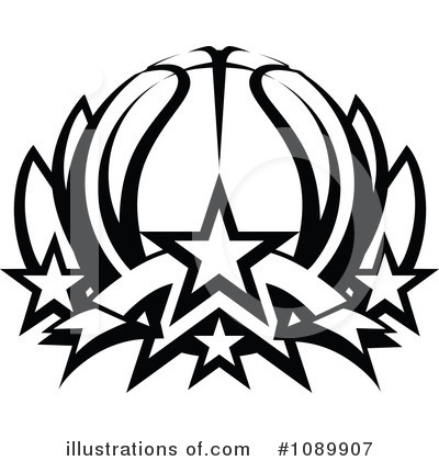 Royalty-Free (RF) Basketball Clipart Illustration by Chromaco - Stock Sample #1089907