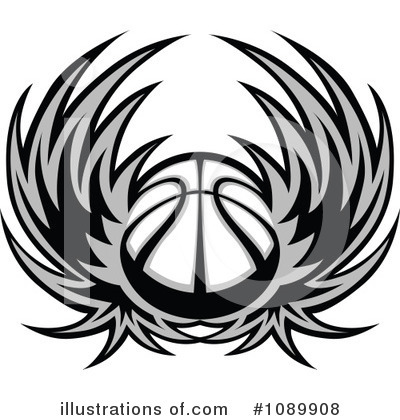 Royalty-Free (RF) Basketball Clipart Illustration by Chromaco - Stock Sample #1089908