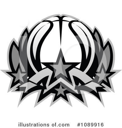 Royalty-Free (RF) Basketball Clipart Illustration by Chromaco - Stock Sample #1089916