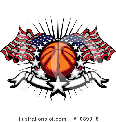 Royalty-Free (RF) Basketball Clipart Illustration by Chromaco - Stock Sample #1089918