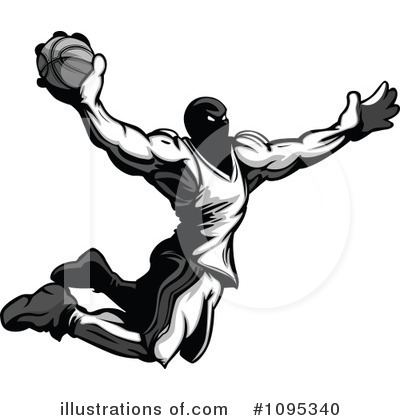 Royalty-Free (RF) Basketball Clipart Illustration by Chromaco - Stock Sample #1095340