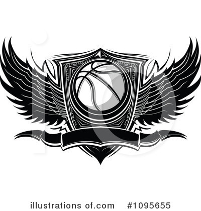 Royalty-Free (RF) Basketball Clipart Illustration by Chromaco - Stock Sample #1095655