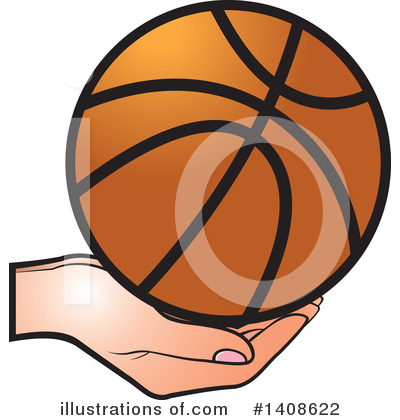 Royalty-Free (RF) Basketball Clipart Illustration by Lal Perera - Stock Sample #1408622