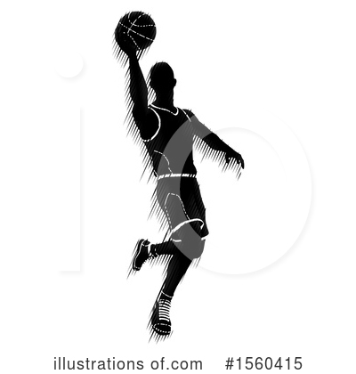 Royalty-Free (RF) Basketball Clipart Illustration by AtStockIllustration - Stock Sample #1560415