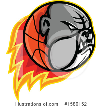 Royalty-Free (RF) Basketball Clipart Illustration by patrimonio - Stock Sample #1580152