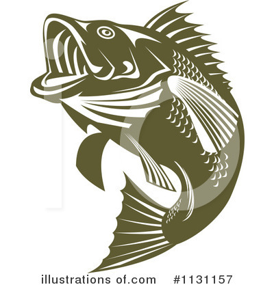 Bass Fish Clipart #1131157 by patrimonio