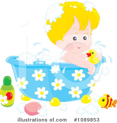 Bath Tub Clipart #1089853 by Alex Bannykh