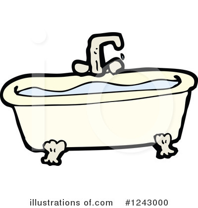 Bathtub Clipart #1243000 by lineartestpilot