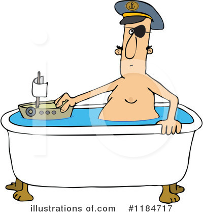 Royalty-Free (RF) Bathing Clipart Illustration by djart - Stock Sample #1184717