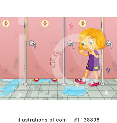 Restroom Clipart #1140252 - Illustration by Graphics RF