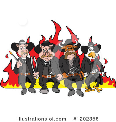 Flames Clipart #1202356 by LaffToon