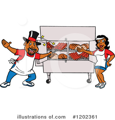 Barbecue Clipart #1202361 by LaffToon