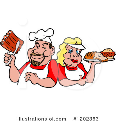 Couple Clipart #1202363 by LaffToon