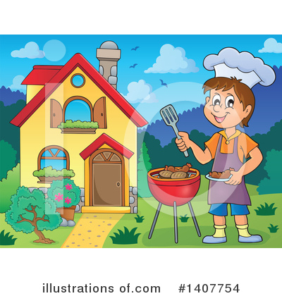 Bbq Clipart #1407754 by visekart