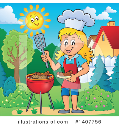 Bbq Clipart #1407756 by visekart