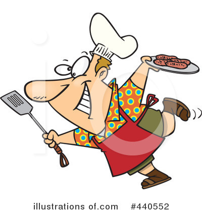 Royalty-Free (RF) Bbq Clipart Illustration by toonaday - Stock Sample #440552