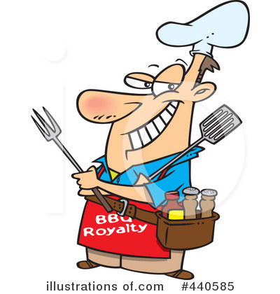 Royalty-Free (RF) Bbq Clipart Illustration by toonaday - Stock Sample #440585
