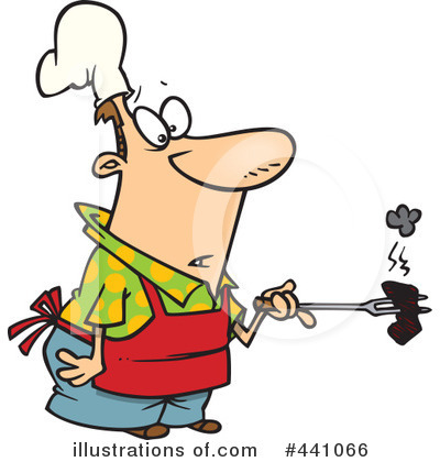 Royalty-Free (RF) Bbq Clipart Illustration by toonaday - Stock Sample #441066