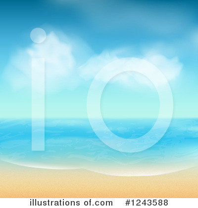 Royalty-Free (RF) Beach Clipart Illustration by elaineitalia - Stock Sample #1243588