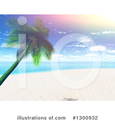 Palm Tree Clipart #1300932 by KJ Pargeter