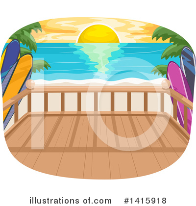 Royalty-Free (RF) Beach Clipart Illustration by BNP Design Studio - Stock Sample #1415918