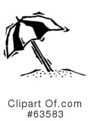 Beach Umbrella Clipart #63583 by Andy Nortnik