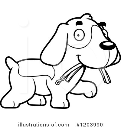 Beagle Clipart #1203990 by Cory Thoman