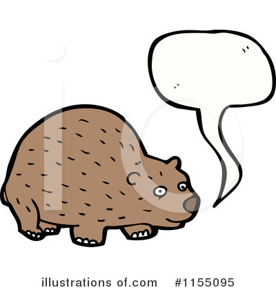 Royalty-Free (RF) Bear Clipart Illustration by lineartestpilot - Stock Sample #1155095