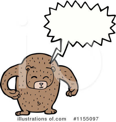 Royalty-Free (RF) Bear Clipart Illustration by lineartestpilot - Stock Sample #1155097