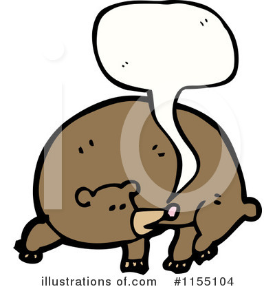 Royalty-Free (RF) Bear Clipart Illustration by lineartestpilot - Stock Sample #1155104