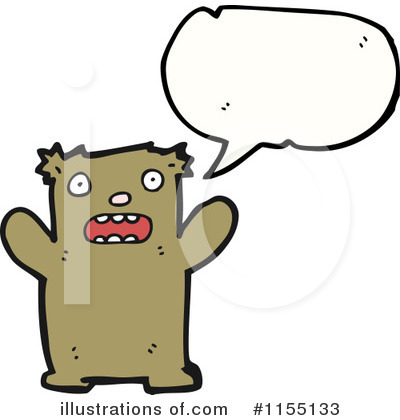 Royalty-Free (RF) Bear Clipart Illustration by lineartestpilot - Stock Sample #1155133