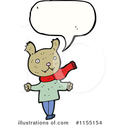 Royalty-Free (RF) Bear Clipart Illustration by lineartestpilot - Stock Sample #1155154