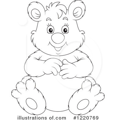 Royalty-Free (RF) Bear Clipart Illustration by Alex Bannykh - Stock Sample #1220769