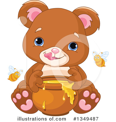 Royalty-Free (RF) Bear Clipart Illustration by Pushkin - Stock Sample #1349487