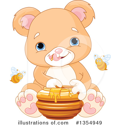 Royalty-Free (RF) Bear Clipart Illustration by Pushkin - Stock Sample #1354949