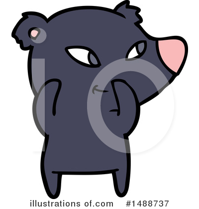 Royalty-Free (RF) Bear Clipart Illustration by lineartestpilot - Stock Sample #1488737