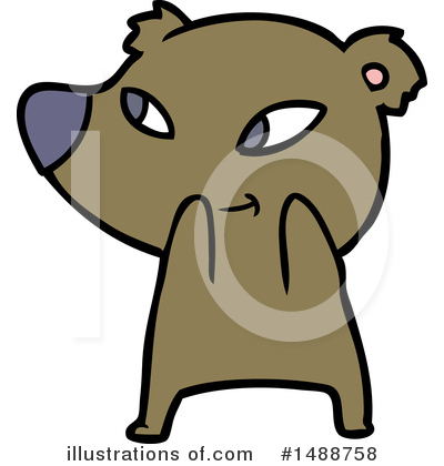 Royalty-Free (RF) Bear Clipart Illustration by lineartestpilot - Stock Sample #1488758