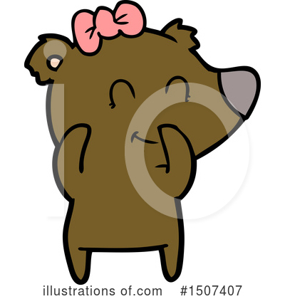 Royalty-Free (RF) Bear Clipart Illustration by lineartestpilot - Stock Sample #1507407