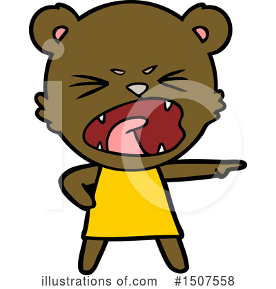 Royalty-Free (RF) Bear Clipart Illustration by lineartestpilot - Stock Sample #1507558