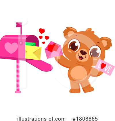 Royalty-Free (RF) Bear Clipart Illustration by Hit Toon - Stock Sample #1808665