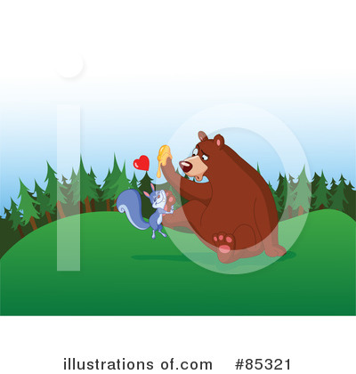 Royalty-Free (RF) Bear Clipart Illustration by yayayoyo - Stock Sample #85321