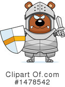 Bear Knight Clipart #1478542 by Cory Thoman