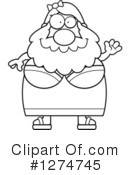 Bearded Lady Clipart #1274745 by Cory Thoman