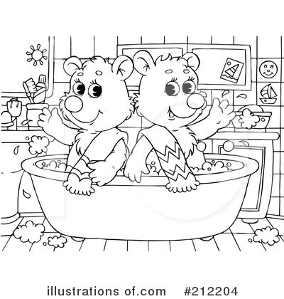 Royalty-Free (RF) Bears Clipart Illustration by Alex Bannykh - Stock Sample #212204