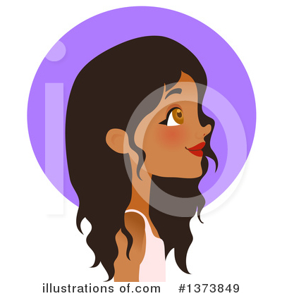 Hairstyle Clipart #1373849 by Melisende Vector