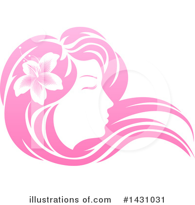Hairstyle Clipart #1431031 by AtStockIllustration